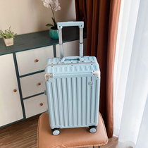 Suitcase Ins Chains High Sensation Walking Lila Box Female Large Student Male 20 inch Tourist boarding Rlever Box 22 Travel