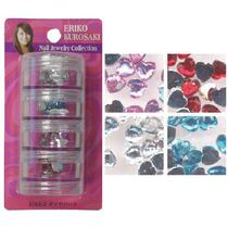 erikonail Heart Cute Ornament 4 Segment Set