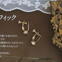 Ear clip no earhole diy2021 new wave earrings ear ornaments ear hook accessories Temperament Retro Pure Silver Ear Ornaments