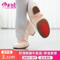 Dance shoes Womens soft-soled exercise shoes Outdoor dance shoes Adult ballet teacher shoelaces and classical dance shoes Dance shoes