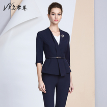 Sleeved women's suits in suit suit suit suit suit suit suit suit fashion overalls in the seven-point sleeve of Chunxia Lane