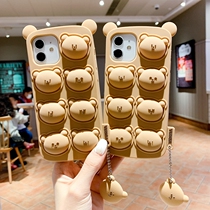 iphone12 phone case Apple 11 pinch music x stereo xr silicone xsmax padded pro cartoon mini decompression se all-inclusive 7p anti-drop 8plus soft glue 6s