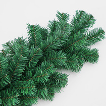 Christmas ornament rattan hanging lintel mall window Christmas tree leaf railing handrail ceiling scene layout