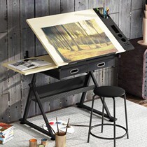 Drawing table lifting adjustable desktop easel sketch table Slope Architectural designer drawing table painting beauty