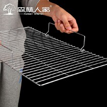 Large bold non-rusty barbecue mesh barbecue mesh outdoor barbecue mesh barbecue mesh frame KW3009