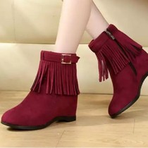 New Legs High Legs High and Low Feet Customized Single Increases Invisible Complement High Correction Fashion Leather Breakthrough Shoes