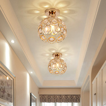  Aisle light Corridor light Embedded household simple lamps Entrance foyer Restaurant Nordic crystal ceiling tube spotlight