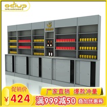 Special clearance convenience store shelves Wooden tobacco and wine cabinets Tobacco and wine cabinets Drugstore stationery store back cabinet display cabinet display rack