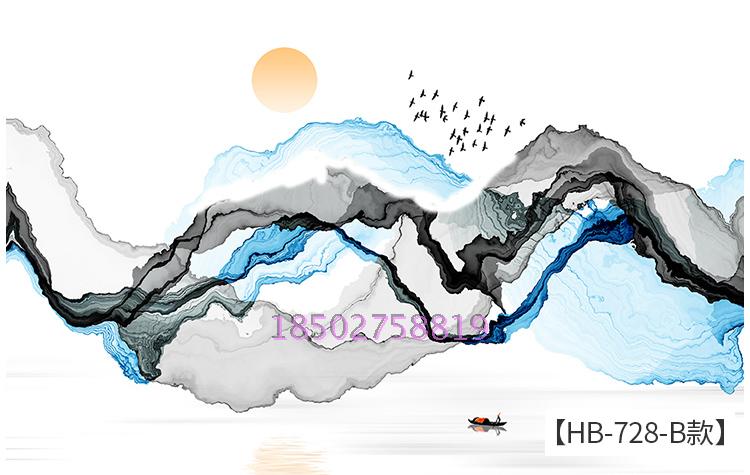 Custom new clip silk glass partition entrance screen double layer clip silk clip painting art abstract non-mainstream