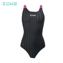 zoke Zhouke childrens swimsuit 2021 New Youth middle and big girl professional training conjoined Triangle triangle swimsuit