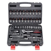 46-piece sleeve set tool ratchet wrench hex screw hardware tools Auto Maintenance Assembly set packing