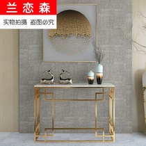 Light luxury marble sideboard table xuan guan tai text of modern minimalist xuan guan ju shelf door-to-door access duan jing table