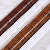 Thickened 3D self-adhesive wallpaper wood grain stickers paper furniture refurbished wallpaper waterproof cabinet desktop audio stickers