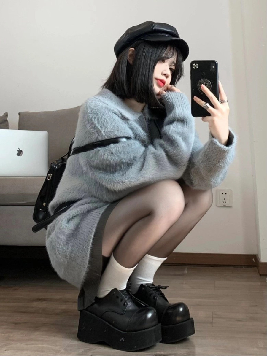 小野和子冬季黑丝光腿神器 加绒双层设计保暖不臃肿 替换装方便实用