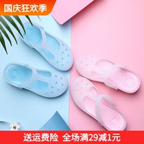 Casual shoes outside wear large size slope heel gentle young lady hole shoes sandals 2020 new female feet thin
