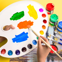 Dali palette palette oil painting acrylic gouache paint watercolor art student special color palette double-sided drawing board beginner color toning paper can be torn and unreachable disposable