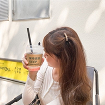 Inverted hair card Pearl seamless hairclip hair comb adult girl Net red banghai clip Korean comb side clip