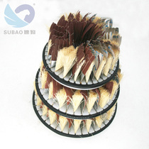 Speed Leopard Curved Primer Profiled Grinding Polished Pan Sanding Roller Sanding Brush Sisal Hemp Abrasive Cloth Wheel 6 Inch 7 Inch 8 Inch