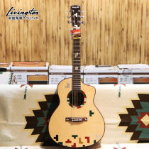 Liweston Liveston Livingston Childhood 36 Inch Ballad Travel Acoustic Guitar Spruce Veneer mini