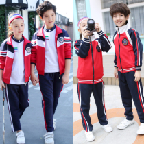 School uniforms Primary school spring and autumn winter sportswear childrens class uniforms school clothes pants three-piece set