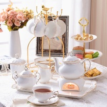 English afternoon tea set set ceramic coffee cup flower tea set set European home black tea cup saucer wedding gift