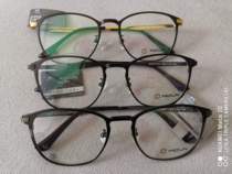 Mitton new guarantee of processing titanium material frame fashion retro round frame fit glasses optical frame finished product 166041