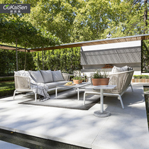 Viko Outdoor Furniture Combined Sofa Chair Leisure Outdoor Garden Garden Balcony Open Waterproof