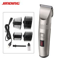 Womens Mens Shop Jinding Hair Clipper 9910 New Ceramic Head Shaver Poller Lithium Battery Electric Thread Home Haircut
