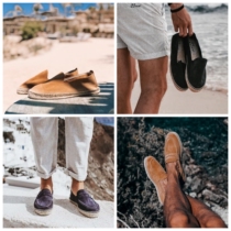 Spanish Manebi handmade Fur Canvas Series Men Casual Shoes Beach Shoes Fisherman Shoes