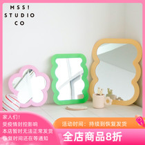 MSS Meow Equestrian Original Acrylic Flower Wavy Wall Bathroom Makeup Room Decoration Mirror Café Net Red