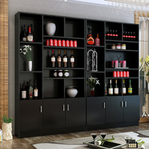 Vertical wine cabinet Modern simple locker Display cabinet Wall cabinet Free combination Hotel restaurant wine cabinet Bar