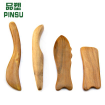 Green sandalwood scraping plate sandalwood scraping plate scraping film health care massage plate neck cervical vertebra massage scraping