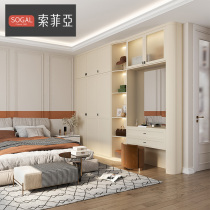 Official Sofia Full house Custom walk-in wardrobe furniture Overall cloakroom Dingguan TV cabinet