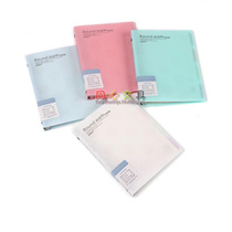 Dolin stationery A4 binder hipster candy color cute divider page pp clip binder book round plastic face