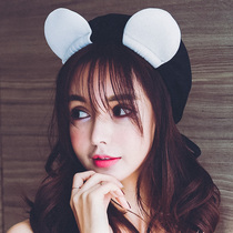 Korean swimming cap female Japanese cute girl girl cartoon long hair adult student adjustable headless swimming cap