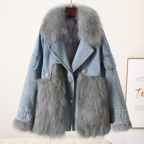 Yu Rong Cowboy Pike Feather Cowboy Specifies Fox Fur Cover Woman in 2021 will reduce the age