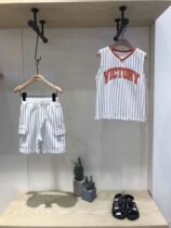 F1FCA2501 Mini Peace Morgue Bird Dress 2020 Summer Dress New Boy Vest Suit 429