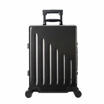 Ultra light real carbon fiber trolley case universal wheel luggage 20 inch customs customs suitcase with lock