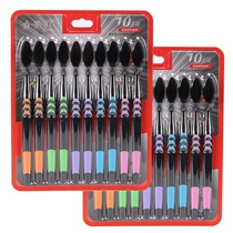 Toothbrush soft hair adult family home soft hair bamboo charcoal toothbrush bamboo charcoal for women men 10 sets