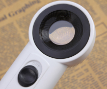 St Creation 40 times with lamp Appraisal Magnifier High Definition 1000 High Times Optical Lens Metal Head Appraisal Enlarged Mirror Ancient Play Jewelry Stamp Appraisal