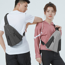 New cross-body bag mens casual shoulder bag mens fashion brand chest bag large capacity outdoor sports bag backpack mens bag bag