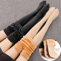 Light leg artifact female autumn and winter nude supernatural leggings plus velvet thickened warm wear spring and autumn thin pantyhose