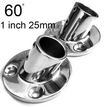 1 piece of marine boat hand accessories 60-degree round base stainless steel cabin hinge marine boat Yacht Accessories