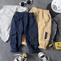 Autumn Clothing Tide Children New Casual Long Pants Boy Girl Jane Yoo Girl Briefs Middle Boy Han Version 100 Hitch Pants
