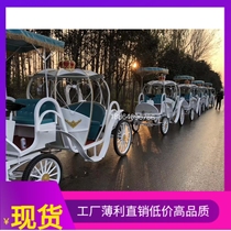 Romantic retro European princess pumpkin carriage Wedding Wedding sightseeing tour exhibition with royal film and television car