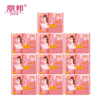 Libang dream country series cotton soft skin-friendly sanitary napkin night combination 10 packs 100 pieces 350mm