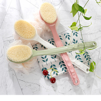 Bath artifact long handle soft wool bath brush bath towel adult back bath brush back rubbing mud give Bath ball