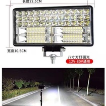 Car led universal headlight 12V24V wagon light strip ultra bright and off-road car light motorcycle light tricycle