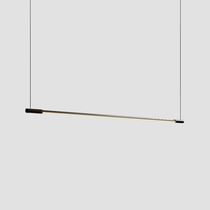 Nordic Minimalist restaurant chandelier Simple modern bar table Office front desk personality led strip light