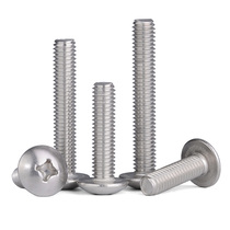 M2M3M4M5M6M8 304 Stainless Steel Flat Head Screw Phillips Head Screw Umbrella Head Screw